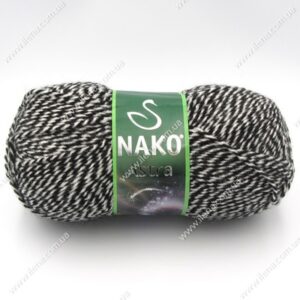 Пряжа Nako Astra черно-белый 21302