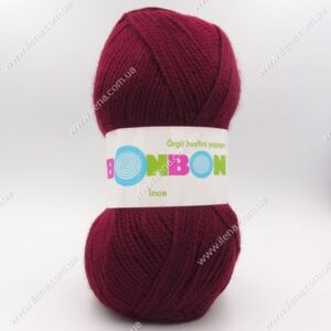 Пряжа Nako Bonbon Ince бордо 98220