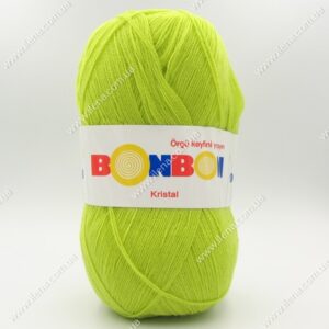 Пряжа Nako Bonbon Kristal салатовый 98228