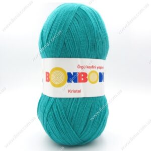 Пряжа Nako Bonbon Kristal бирюза 98394