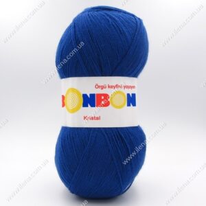 Пряжа Nako Bonbon Kristal синий 98488