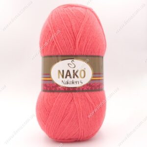 Пряжа Nako Nakolen 5 кораловий 11200