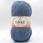 Пряжа Nako Super inci джинсовый 1986