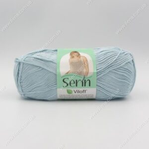 Пряжа Nako Serin Viloft голубой 10471