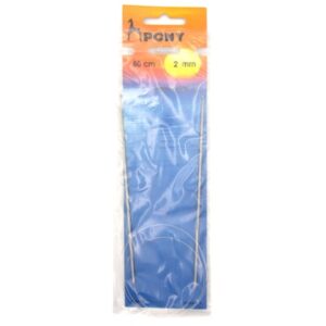 Циркулярний гачок для в’язання 2 мм 80 см Pony 46901