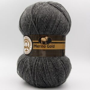 Пряжа Madame Tricote Merino Gold 009 темно-сірий