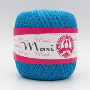 Пряжа Madame Tricote Maxi 5519 голубая бирюза