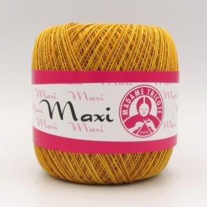 Пряжа Madame Tricote Maxi 5526 желто-горчичный меланж