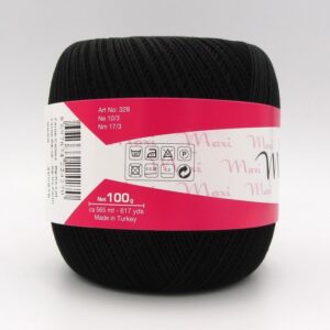 Пряжа Madame Tricote Maxi 9999 черный