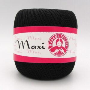 Пряжа Madame Tricote Maxi 9999 черный