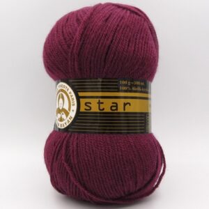 Пряжа Madame Tricote Star 052 вишневый