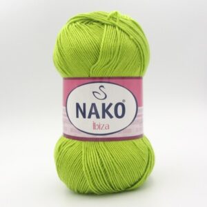 Пряжа Nako Ibiza 11014 салатовый