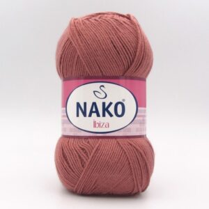 Пряжа Nako Ibiza 1775 сухая роза