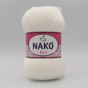 Пряжа Nako Ibiza 208 белый