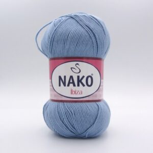 Пряжа Nako Ibiza 4129 голубой