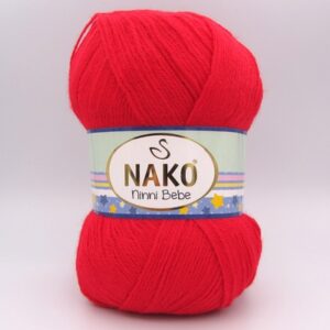 Пряжа Nako Ninni Bebe 6555 червоний