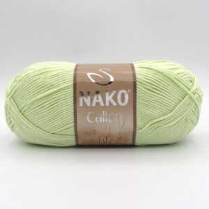 Пряжа Nako Calico 6707 светло-салатовый