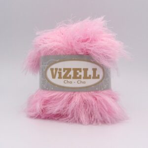 Пряжа Vizell Cha-Cha рожевий