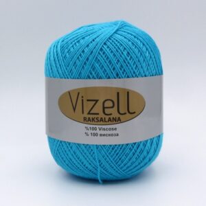 Пряжа Vizell Raksalana 511 блакитна бірюза