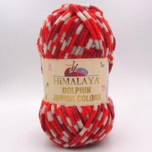 Пряжа плюшевая Himalaya Dolphin Junior Colors 81002
