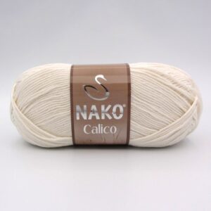 Пряжа Nako Calico 3782 молочна