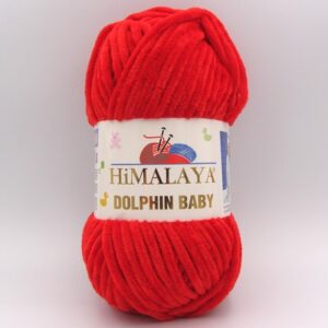 Пряжа Himalaya Dolphin Baby 80318 червоний