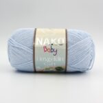 Пряжа Nako Baby Hosgeldin Soft 10556 светло-голубой