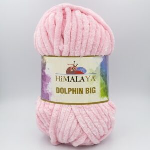 Пряжа плюшевая Himalaya Dolphin Big 76720 нежно-розовый