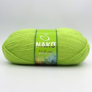 Пряжа Nako Rekor 5086 салатова