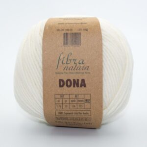Пряжа Fibranatura Dona 106-32 молочный