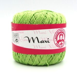 Пряжа Madame Tricote Maxi Viscose mini 5352 салатовый