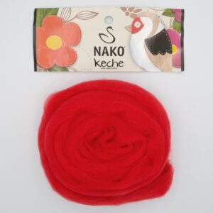 Пряжа Nako Keche 207 красный