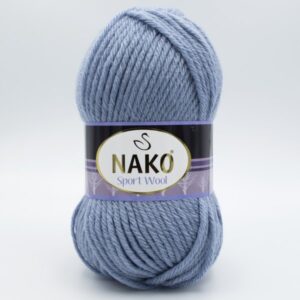 Пряжа Nako Sport Wool 11223 сіро-блакитний