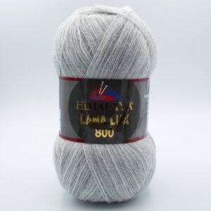 Пряжа Himalaya Lana Lux 800 74634 светло-серый