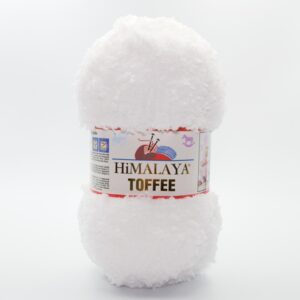 Пряжа плюшевая Himalaya Toffee 73501 белый