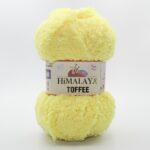 Пряжа плюшевая Himalaya Toffee 73504 желтый