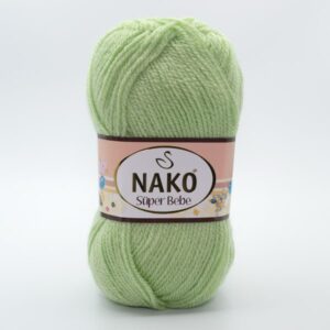 Пряжа Nako Super Bebe 10262 светло-зеленый