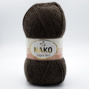 Пряжа Nako Super inci сіро-коричневий 23546