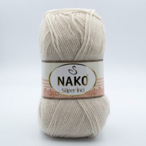 Пряжа Nako Super inci 6383 бежевый