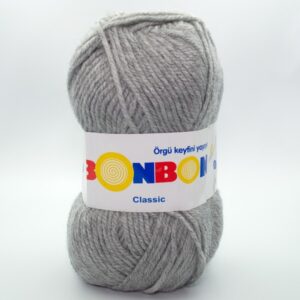 Пряжа Nako Bonbon Classic 98233 світло-сірий