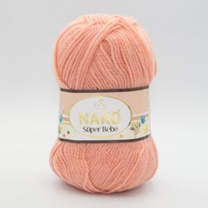 Пряжа Nako Super Bebe 2525 карамельно-персиковий