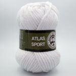 Пряжа Madame Tricote Atlas Sport 000 белый