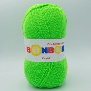 Пряжа Nako Bonbon Kristal салатовый 98395