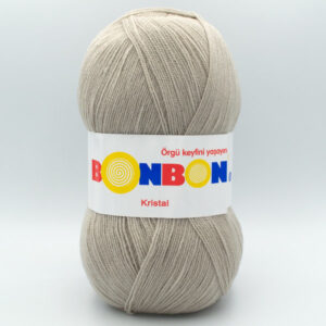 Пряжа Nako Bonbon Kristal  98330 серо-бежевый
