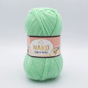 Пряжа Nako Super Bebe 11627 м’ята