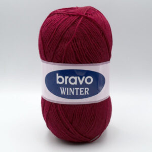 Пряжа Bravo Winter 6207 бордо