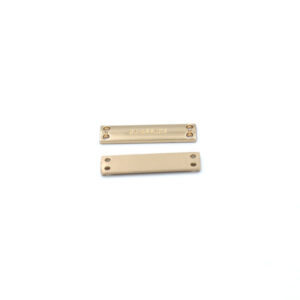 Нашивка металлическая 30×7 mm CLASSICS золото
