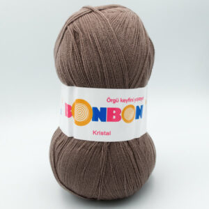 Пряжа Nako Bonbon Kristal 98324 темный беж