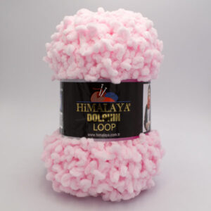 Пряжа плюшевая Himalaya Dolphin Loop 112-02 нежно-розовый зефир