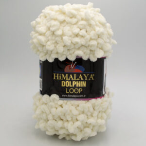 Пряжа плюшева Himalaya Dolphin Loop 112-06 молочний